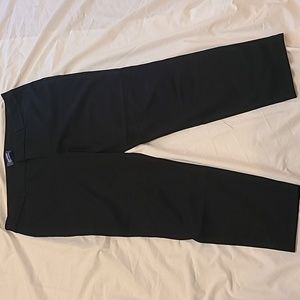 Black Mid Rise Pixie Pants